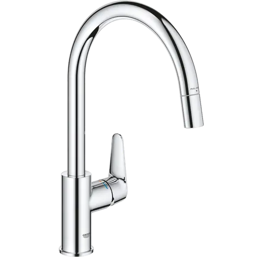 GROHE Start Curve køkkenarmatur høj med udtræk krom