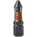 STACO bits heavy duty 1/4 x 25 mm torsion impact PH 2 6 stk orange