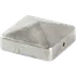 Stolpehat Pyramide Galvaniseret 76x76 mm