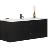 Scanbad Delta vaskeskab m/Micca vask 120 cm sort eg