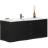 Scanbad Delta vaskeskab m/Micca vask 120 cm sort eg