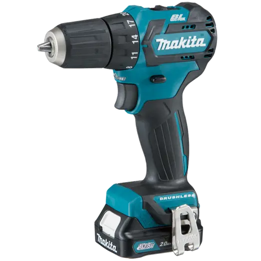 Makita DF332DSMJ bore-/skruemaskine 12V inkl. 2x 4,0Ah batterier og lader