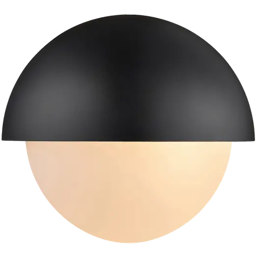 Nordlux Scorpius Maxi rund udendørs væglampe E14 sort