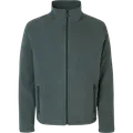 ID herre mikrofleece cardigan grå