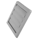 Duka lamelventil type 70 grå 180x180 mm indv. 150 mm