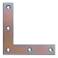 Hjørnebånd 158x32x3,0 mm elforzinket