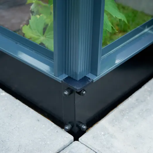 Juliana Compact 6,6 m² - drivhus antracit/sort m/3 mm hærdet glas