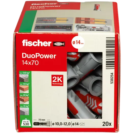 Fischer universaldybel duopower 14x70 20 stk