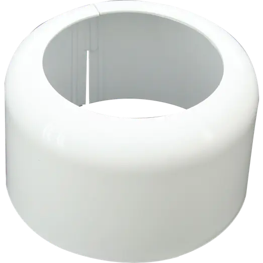 Muffeskjuler t/toilet 110 mm hvid plast