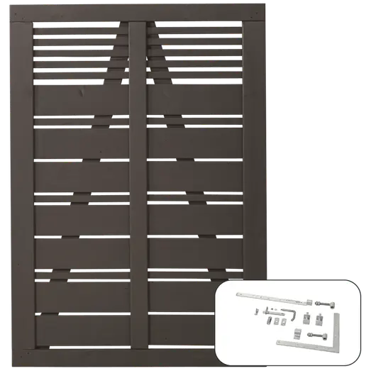 Plus Silence Enkeltlåge inkl. beslag  100x140 cm