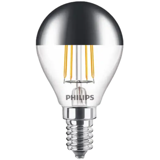 Philips Krone Topforspejl LED pære E14 35W klar
