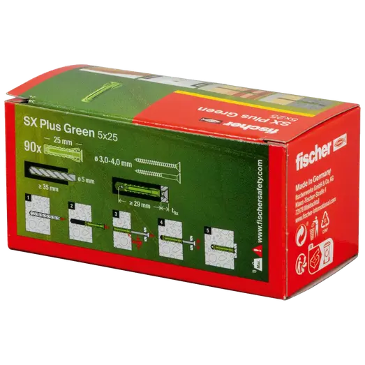 fischer SX Plus Green ekspansionsplug