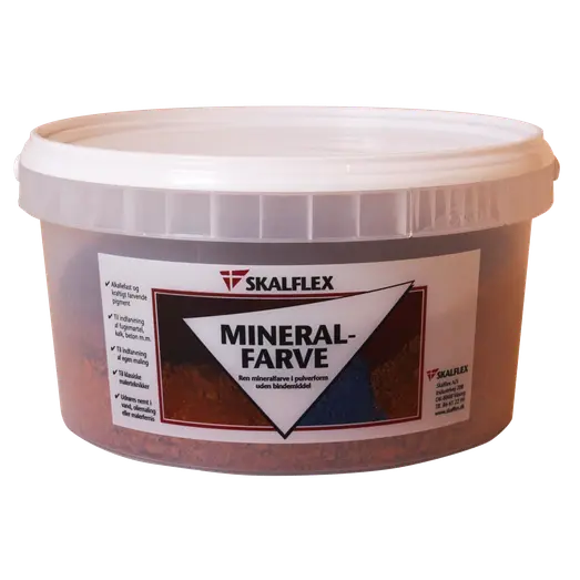 Skalflex Mineralfarve oxydbrun - 1 kg