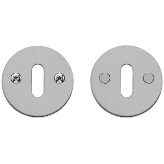 Randi nøgleskilt Ø50X2 mm Rustfri stål