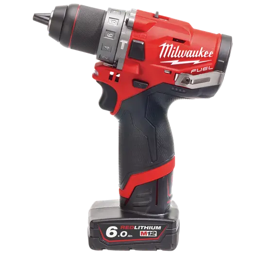 Milwaukee M12 FDP-602X 12V Fuel slagboremaskine 2x 6.0 batterier og lader