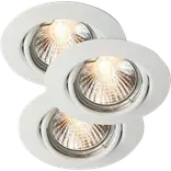 Nordlux Trition indbygningsspot 3-kit hvid