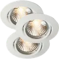 Nordlux Trition indbygningsspot 3-kit hvid