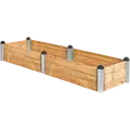 Plus PIPE højbed 80x36 cm lærketræ