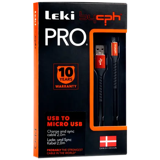 Bycph PRO Kabel - USB til Micro USB 2 m