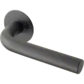 Jasa Neptun L-form dørgreb inkl. roset 19 mm sort