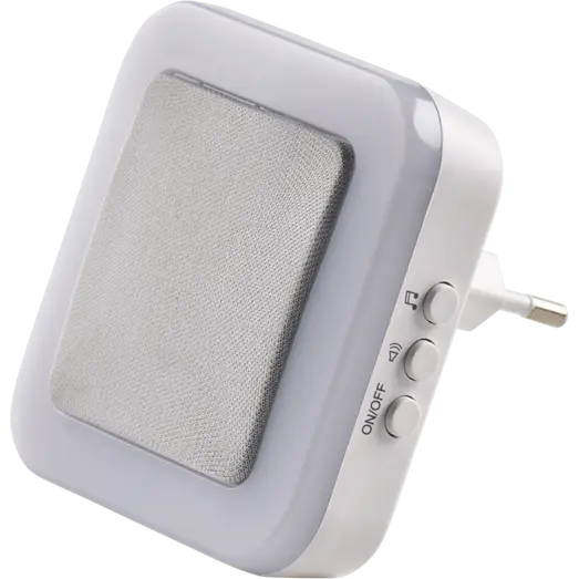 TREND New Premium Bluu dørklokke trådløs plugin hvid