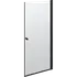 Scanbad brusedør 89x200 cm mat sort