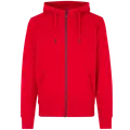 ID Core herre hoodie med lynlås rød str.
