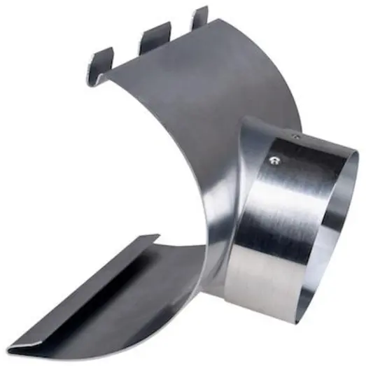 Plastmo tudstykke nr 11, 75 mm zink