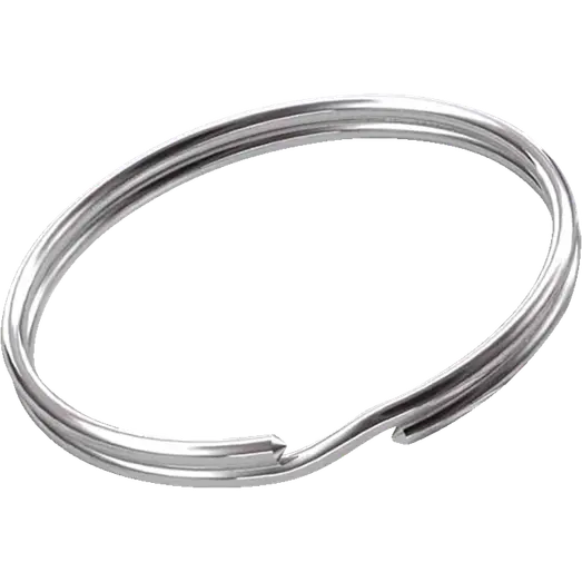 Roliba nøglering forniklet stål Ø32 mm 5 stk.