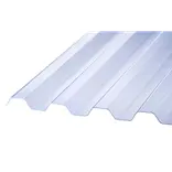 Rodena PVC trapez tagplade glasklar