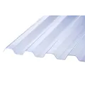 Rodena PVC trapez tagplade glasklar