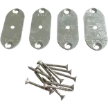 Plus elementbeslag 3x7 cm 4 stk varmgalvaniseret