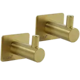 ADORA® håndklædekroge 4  cm guld 2 stk.