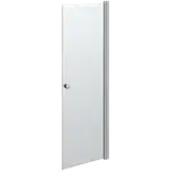 Scanbad Match brusedør A - klart glas 200 x 70 cm