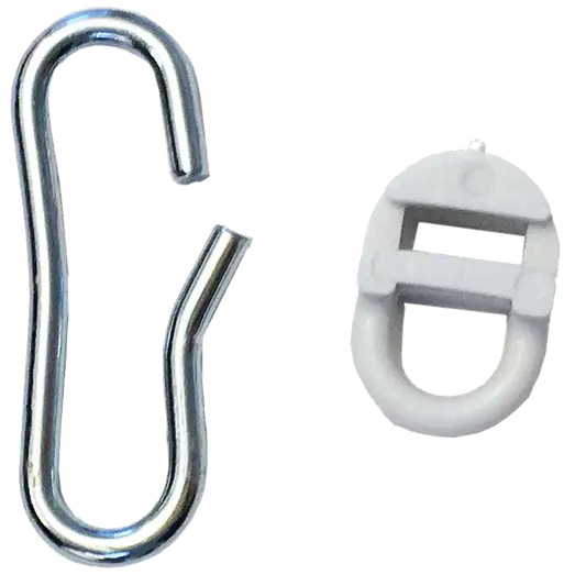 Debel glider m/krog 12 stk hvid