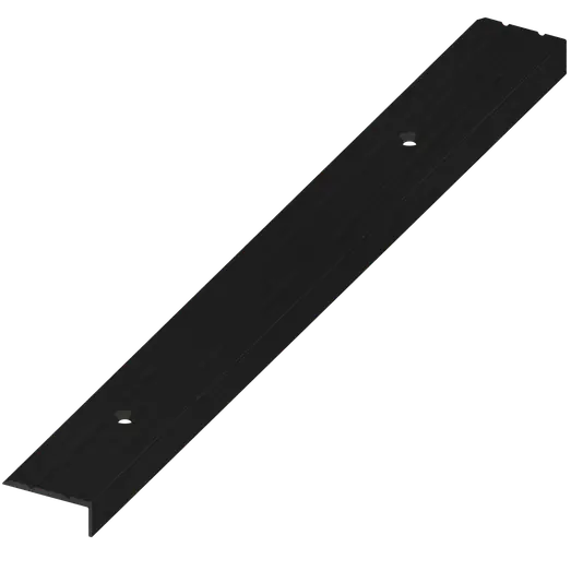 Roliba afslutningsprofil 10x25 mm x 1 m sort