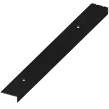 Roliba afslutningsprofil 10x25 mm x 1 m sort