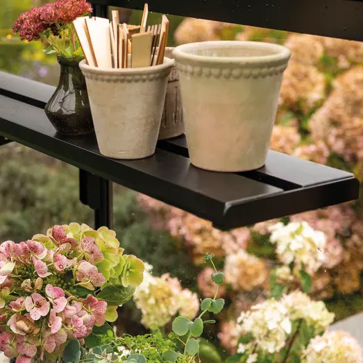 HallsIntegreret Foldbar Lamelhylde - ICON Gardenhouse 8, 13 m² (8' x 12')