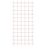 Plus stålespalier u/kant 900x1800mm rustrød