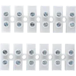 E-Line klemrækker 2x6-pol 2,5 mm transparent