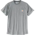 Carhartt 106652 Force™ pocket T-shirt lys grå