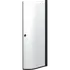 Scanbad Match bruse dør 74x200 cm buet