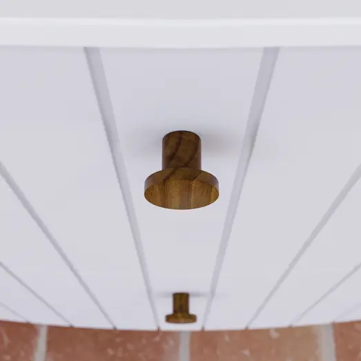 Scanbad Natura knopgreb 4 cm valnød