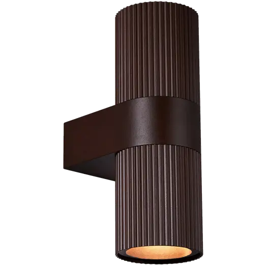 Nordlux Kyklop Ripple udendørs væglampe GU10 rustfarvet