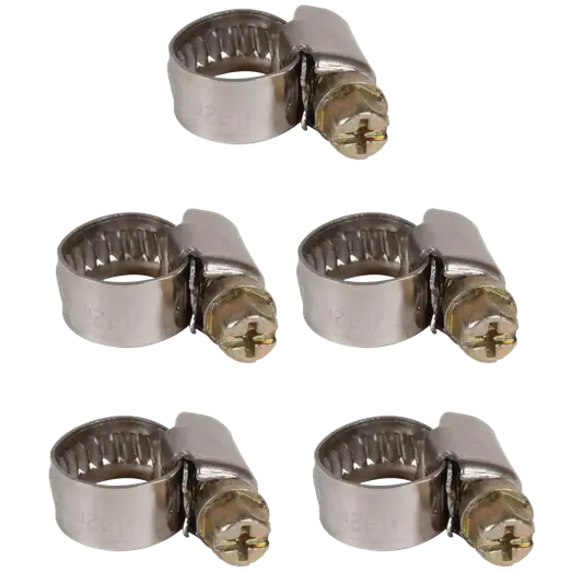 Enhell spændebåndssæt til trykluftslanger 8-12 mm