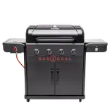 Char-Broil Gas2Coal Special Edition 4 - hybridgrill (gasgrill/kulgrill) med 4 brændere