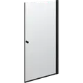 Scanbad brusedør 99x200 cm mat sort