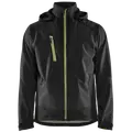 Blåklæder softshell jakke sort/high-vis gul
