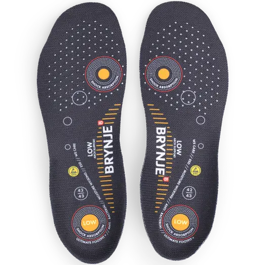 Brynje 700701 ultimate footfit indlægssål lav sort