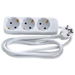 E-Line schuko stikdåse 3-vejs 3x1,5 mm² 1,5m